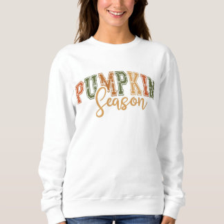 Sweatshirt de saison citrouille