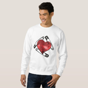 sweatshirt de sécurité des paillettes rouges