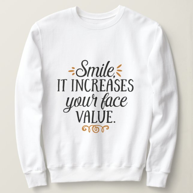 Sweatshirt de sourire (Design devant)