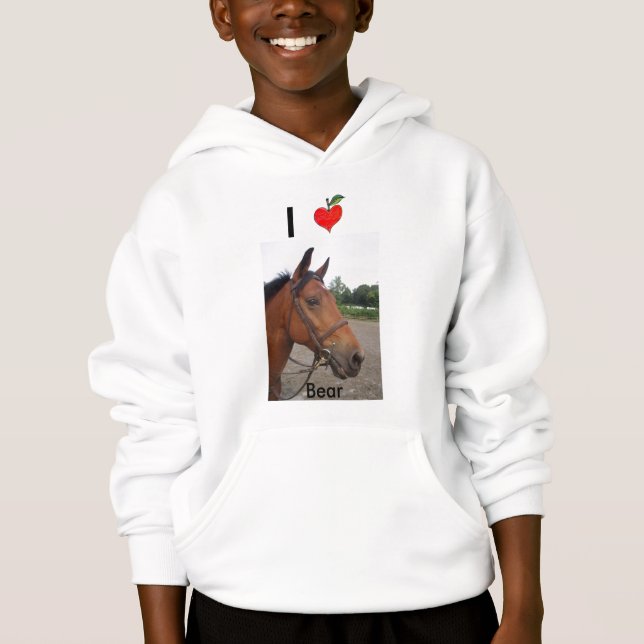 Sweatshirt de souvenir à peine là - aka poney (Devant)
