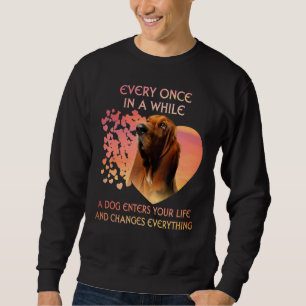 Sweatshirt De Temps En Temps, Un Hound Basset Entre Dans Vous