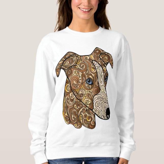 Sweatshirt de whippet (Devant)