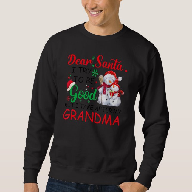 Sweatshirt Dear Santa I (Devant)
