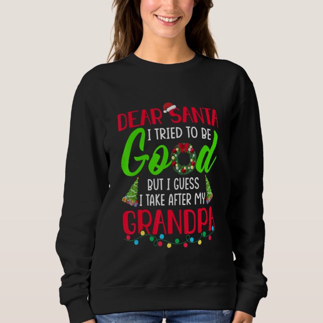 Sweatshirt Dear Santa I (Devant)
