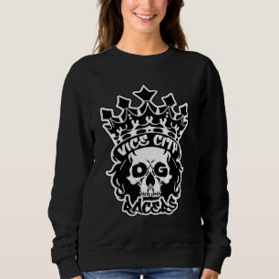 Sweatshirt Débardeur de base pour femmes avec logo King Skull
