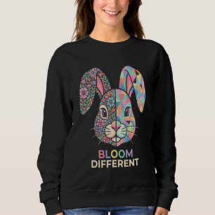 Sweatshirt Débardeur lapin géométrique floral Bloom Different