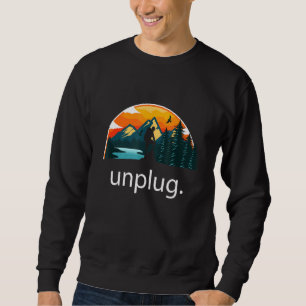 Sweatshirt Débrancher Randonnée Mountain Sunset Natural Hiker