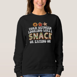 Sweatshirt Déchiré entre ressembler à un snack ou en manger u