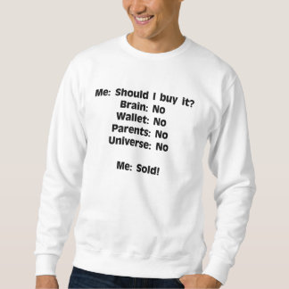 Sweatshirt "Décisions comiques" - Vibe universelle