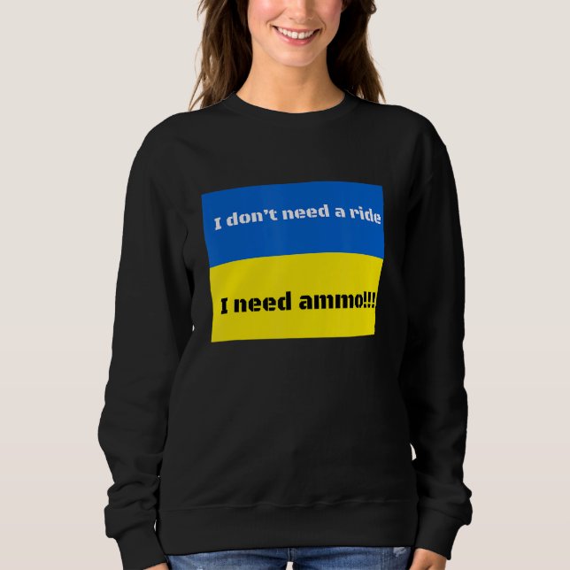 Sweatshirt Déclaration politique (Devant)