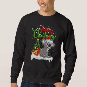 Sweatshirt Décorations de Noël Koala Santa Koala Noël