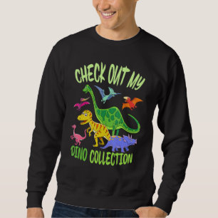 Sweatshirt Découvrez Ma Collection Dino Garçons Filles Enfant