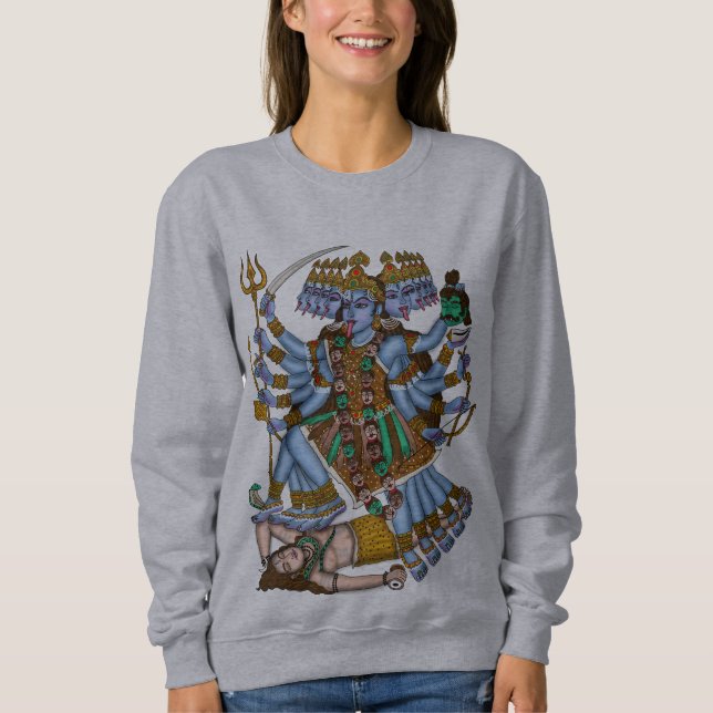 Sweatshirt Déesse Mahakali  (Devant)