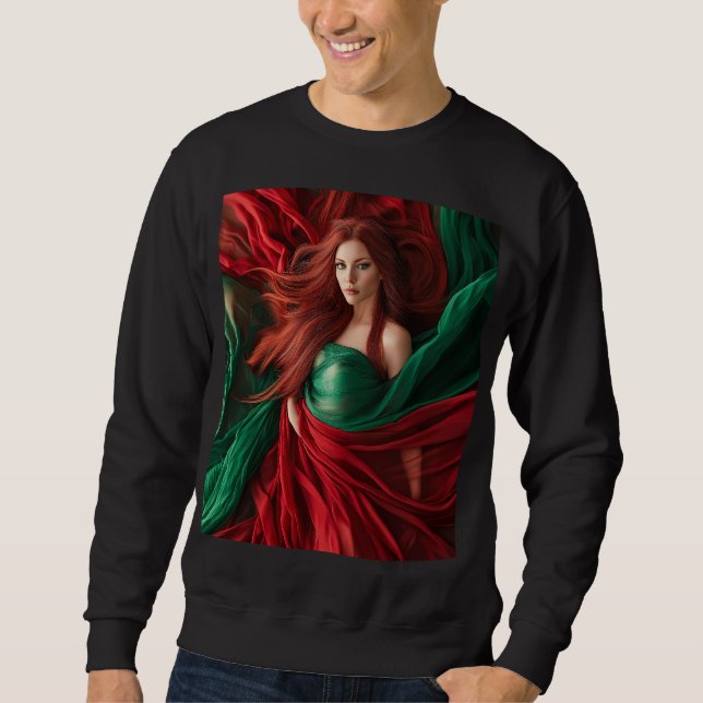 Sweatshirt Déesse rouge (Devant)