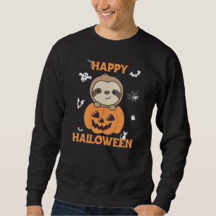 Sweatshirt Défaut Dans Les Parcelles Douces Citrouilles À Hal