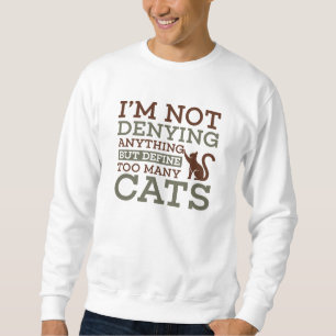 Sweatshirt Définir trop de chats