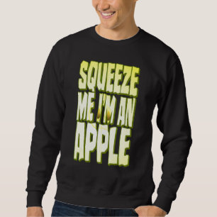 Sweatshirt Déguisement de pomme Halloween Tranche de fruit fr