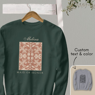 Sweatshirt Demoiselle d'honneur élégante et unique pour l'ent