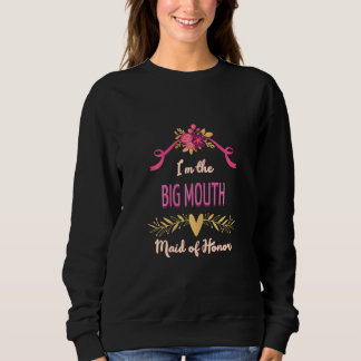 Sweatshirt Demoiselle d'honneur mignonne pour femmes Grande b