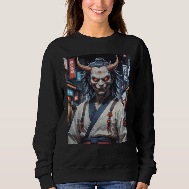 Sweatshirt Demon Samurai (Devant)