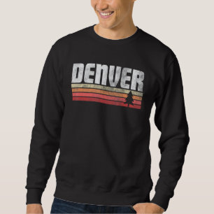 Sweatshirt Denver Colorado Retro Style Vintage les années 70