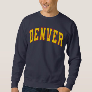 Sweatshirt Denver Colorado Style Vintage College