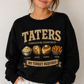 Sweatshirt Département Vintage Taters Thanksgiving