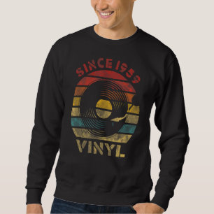Sweatshirt Depuis 1959 Vinyl Retro Record musique Vintage
