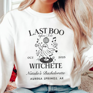 Sweatshirt Dernier Boo avant de faire Bachelorette Halloween