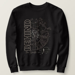 Sweatshirt Derrière le sourire esthétique Graphique émotion