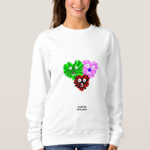 Sweatshirt des femmes dans le coeur