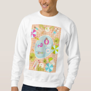 Sweatshirt Des filles et des garçons du bikini jouant au jeu