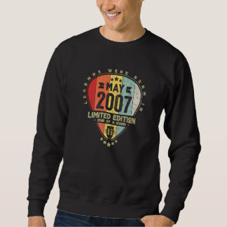 Sweatshirt Des Légendes Onglets de guitare Sont Nées En Mai 2