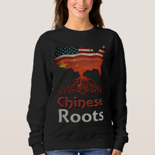 Sweatshirt des racines chinoises américaines