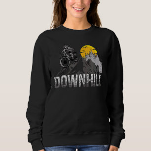 Sweatshirt Descente Montagne Vélo Mtb Roue Course Bmx