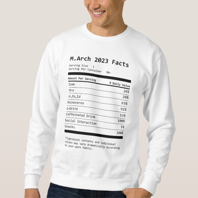 Sweatshirt - Design 2 (Devant)