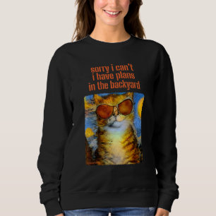 Sweatshirt Désolé je ne peux pas j'ai des projets dans la cou