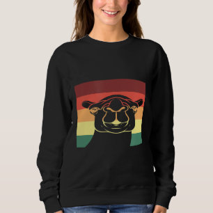 Sweatshirt Dessert de chameau Animali Dromedary Vintage