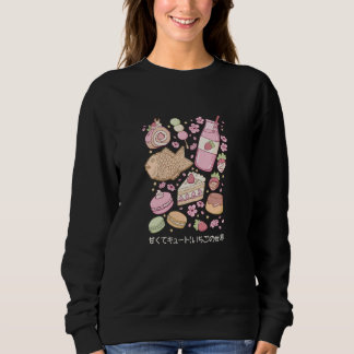 Sweatshirt Dessert de fraise doux et mignon, Le monde de Stra