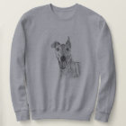 Dessin de plan rapproché de lévrier