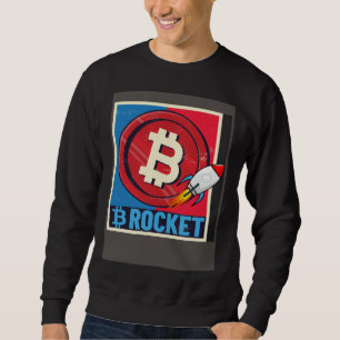 Sweatshirt Détenteur Bitcoin Cours Fusée Bitcoin Explosion