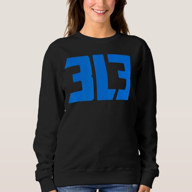 Sweatshirt Détroit 313 (Devant)