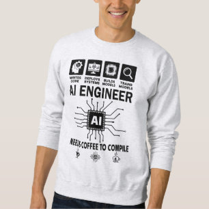 Sweatshirt Développeur Programmeur Codeur Ingénieur en Intell