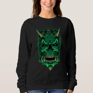 Sweatshirt Devil Zombie Déplaisant Satan mal Demon crâne tête