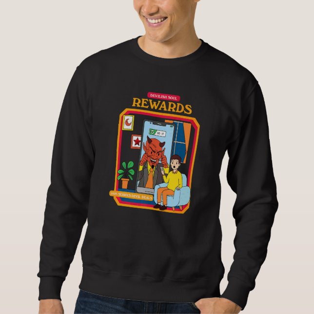 Sweatshirt Dévilish Souls Rewards 100 Devil Deals sérieux (Devant)