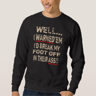 Sweatshirt Diabétique Amputé Jambe Pied Cool Sens De L'Humour