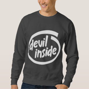 Sweatshirt Diable à l'intérieur