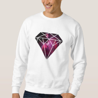 Sweatshirt Diamant rose de galaxie