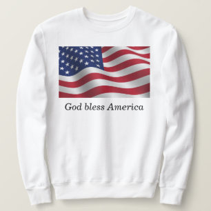 Sweatshirt Dieu bénisse l'sweatshirt américain