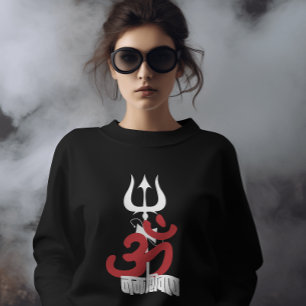 Sweatshirt Dieu hindou Shiva Om Namah Shivay avec la chambre